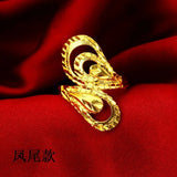 24k Adjustable Index Finger Ring