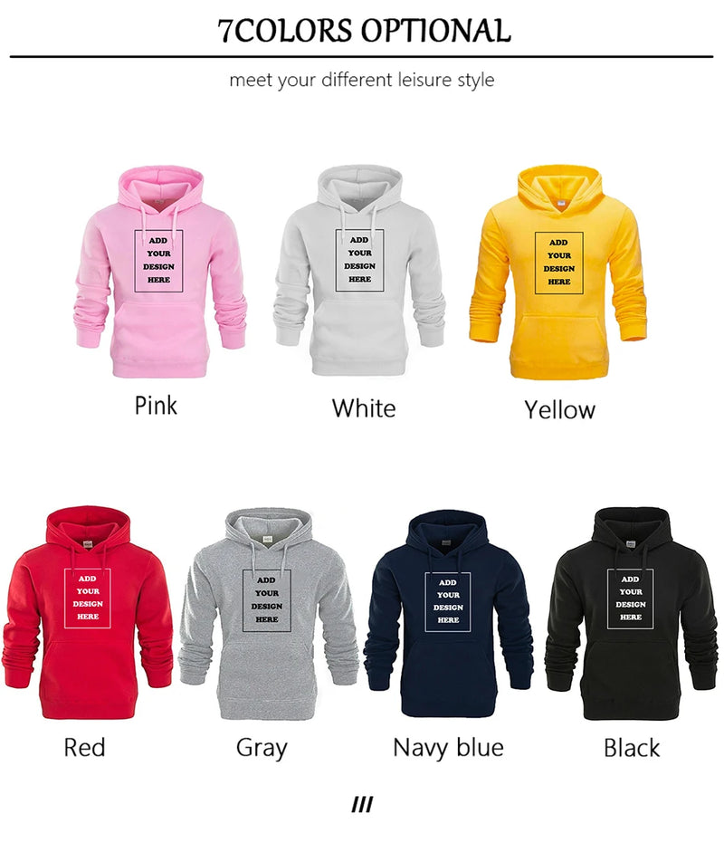 Your Own Design Brand Logo/Picture Personalized Custom Hoodies