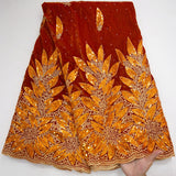 High Quality African Velvet Lace Fabric