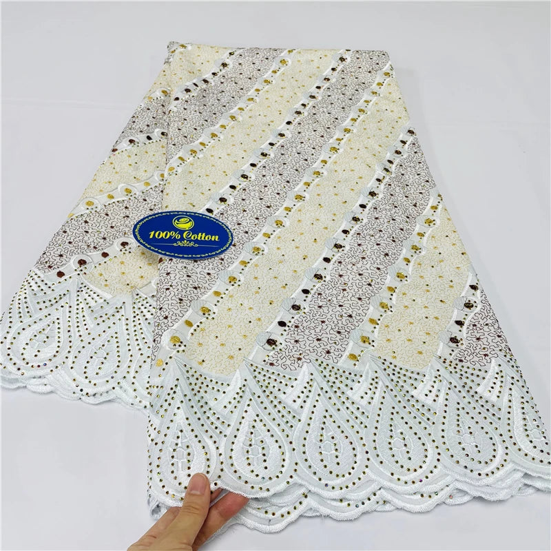 High Quality With Stones Dry 100% Cotton Fabric