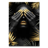 African Woman Portrait Wall Art Posters