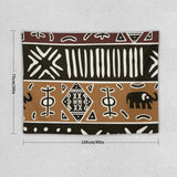 African mud elephants Tapestry Home Decoration