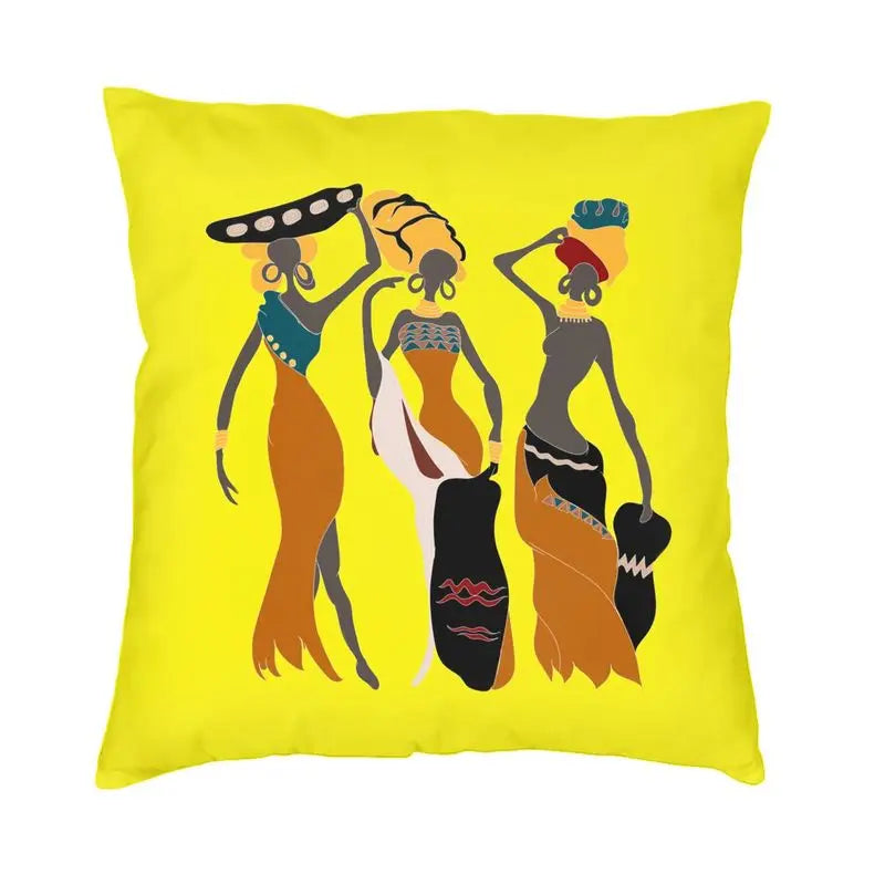 African Ethnic Motifs Cushion Cover