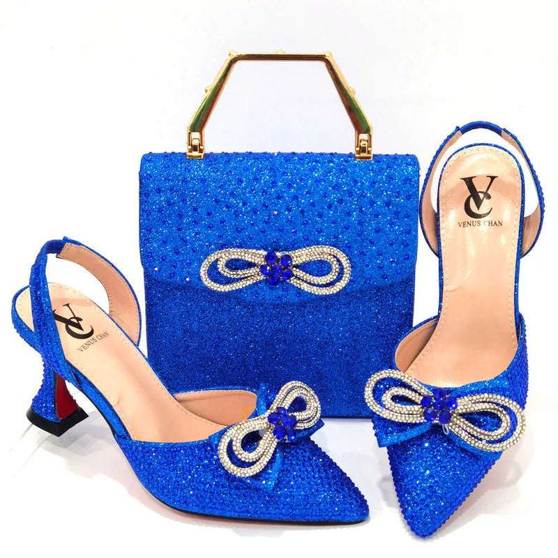 New Arrival Fashion Italian Shoes and Bag Sets