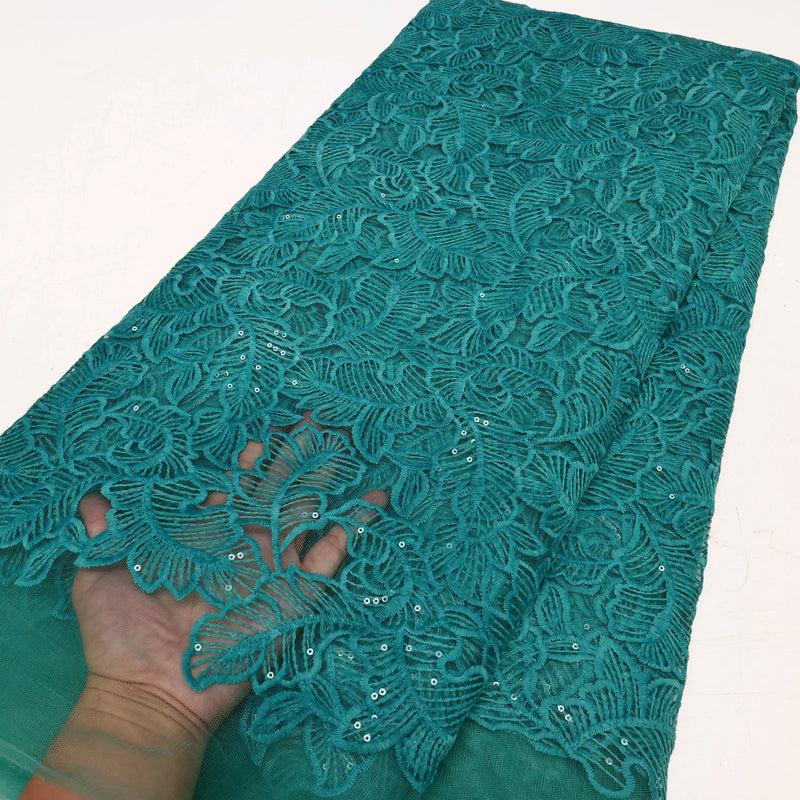 High Quality Nigerian French Mesh Lace Fabric