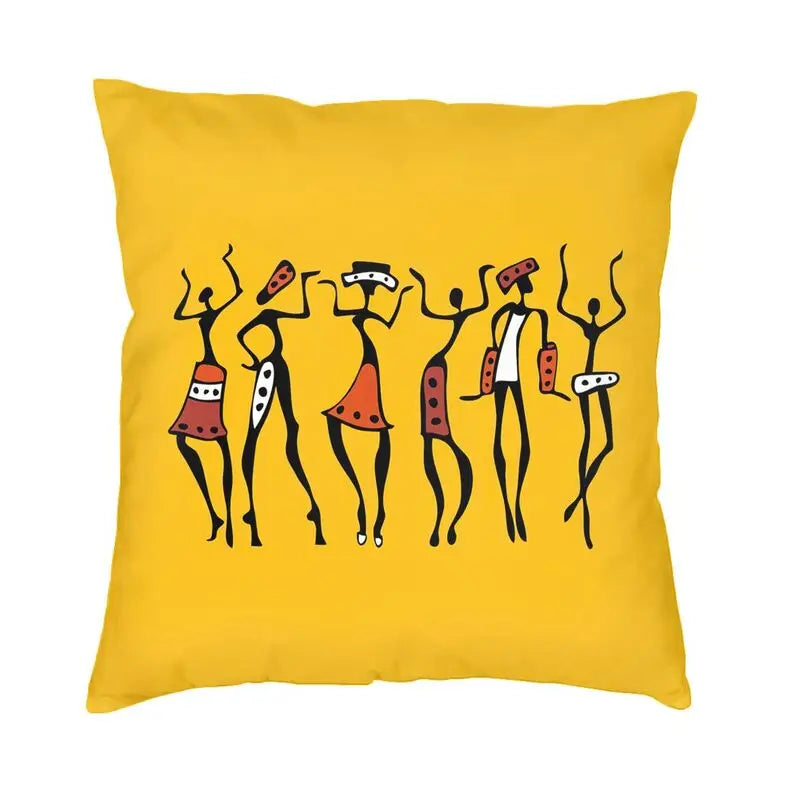 African Ethnic Motifs Cushion Cover