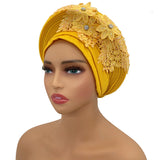 New Elegant African Autogele Women's Turban Cap