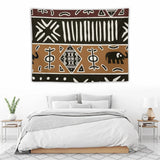 African mud elephants Tapestry Home Decoration