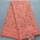 High Quality Nigerian Cotton Dry Lace Fabric