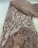 New Luxury Nigerian Sequins Lace Fabric