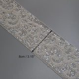 New luxury beaded embroidery lace