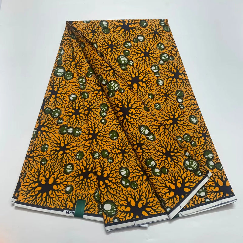 100% Cotton African Wax Print Fabric