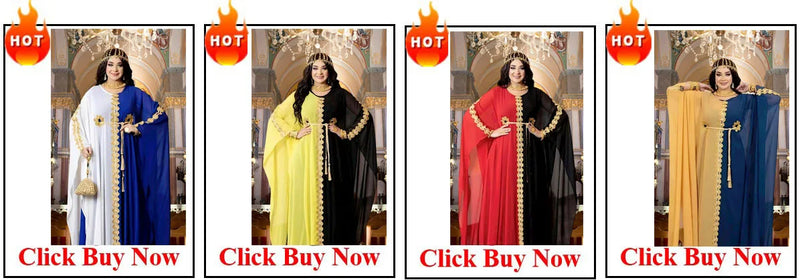 Summer Kaftan African V-neck Polyester Plus Size Long Maxi Dress