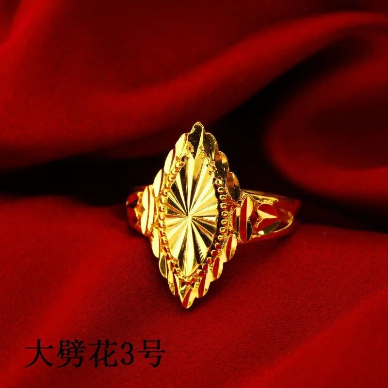 24k Adjustable Index Finger Ring