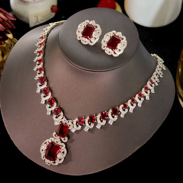 New European and American Banquet Jewelry Set