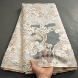 New Damask Brocade Lace Fabric