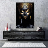 New African American Women Canvas Painting