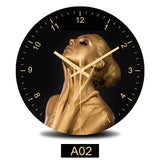 Figure Fashion Silent Quartz Clock