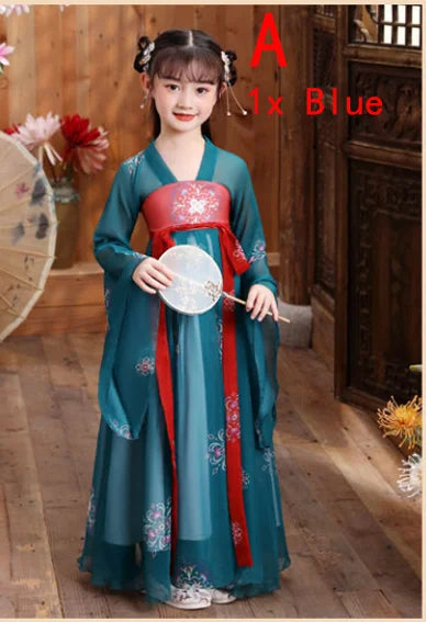 New Retro Chinese Hanfu Dress