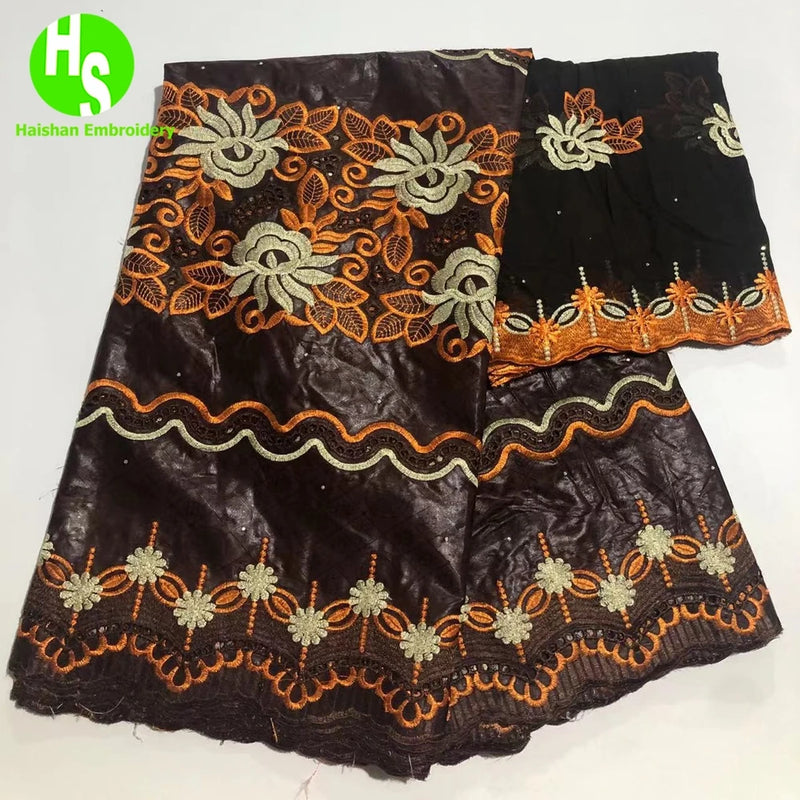 African Women High Quality Bazin Riche Brode Fabric