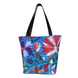 New Mexican Spanish Embroidery Flowers Tote Bags