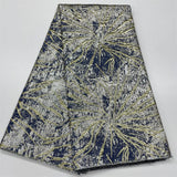 New Jacquard Brocade French African Lace Fabric