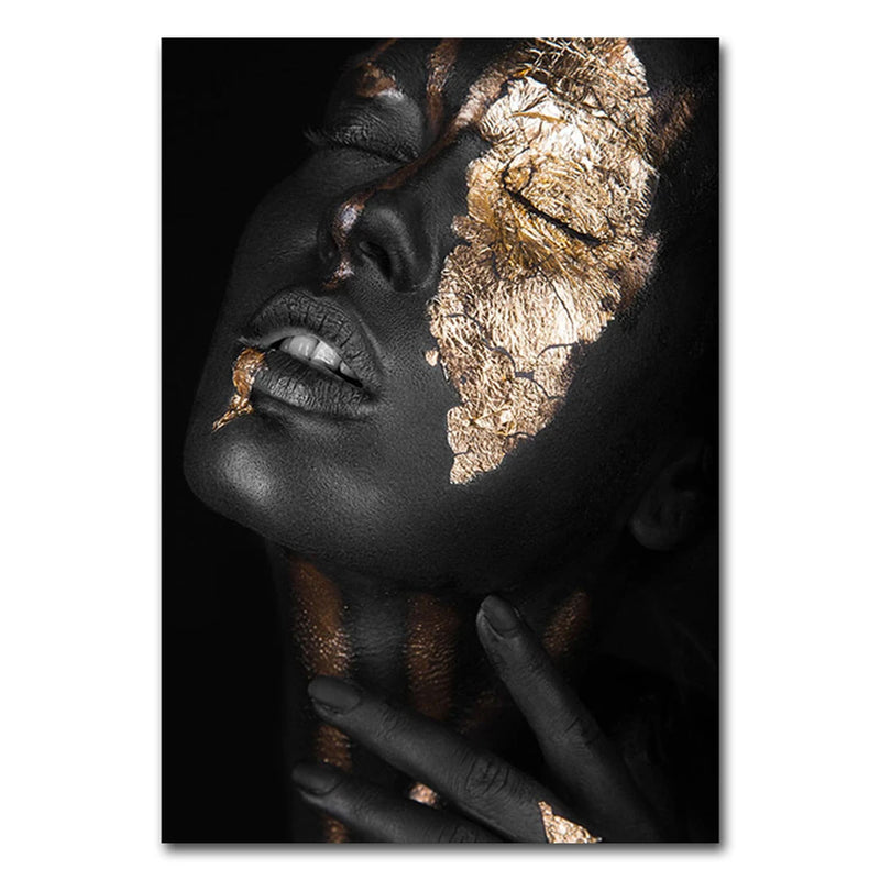 African Woman Portrait Wall Art Posters