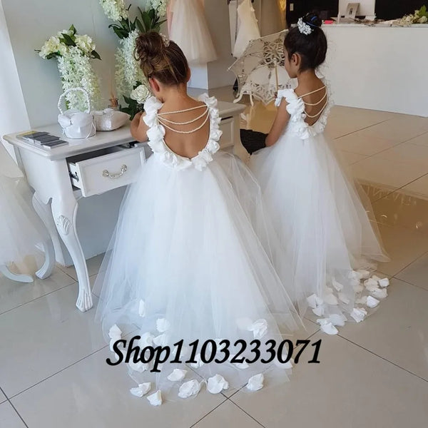 New Customized Flower Girl Dress