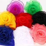 New Exaggerated Large Flower Turban Cap