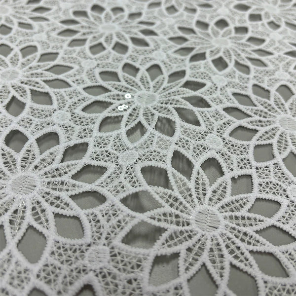 Newest African Water Soluble Lace Fabric