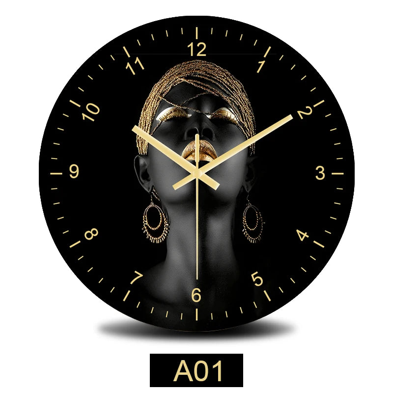 Figure Fashion Silent Quartz Clock