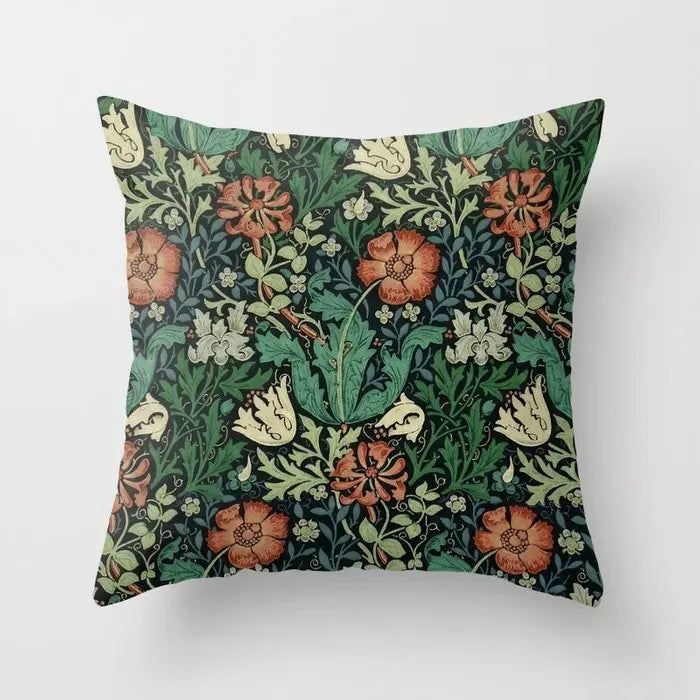 New Vintage flowers Linen pillowcase