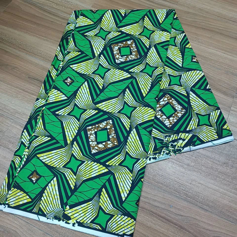 New Green Ankara African Wax