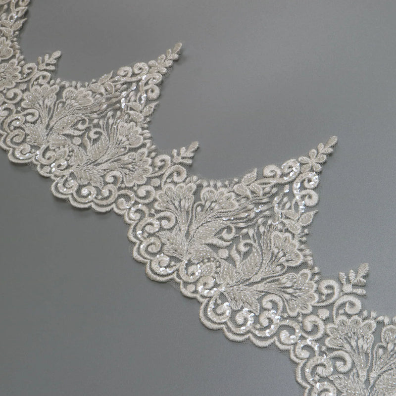 New luxury beaded embroidery lace