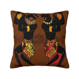 Africa Women Ethnic Style Soft Luxury Pillow Cases