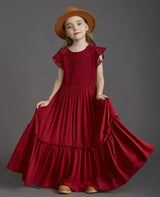 3-14 years Girls New Lace Bohemia Long Dresses