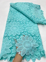 New Style African Cord Chiffon Lace Water Soluble Fabric