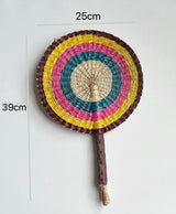 Summer Cooling Grass Handwoven Fan