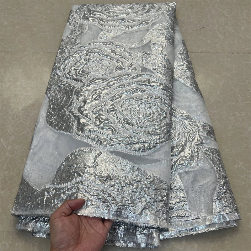 High Quality African Nigerian Tulle Lace Fabric