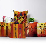 African Life Cushion Cover Decor