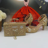 New Pointed Toe Bridal wedding shoes and Bag