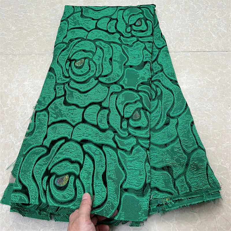 High Quality African Nigerian Tulle Lace Fabric