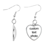 New  Custom Photo Drop Earrings