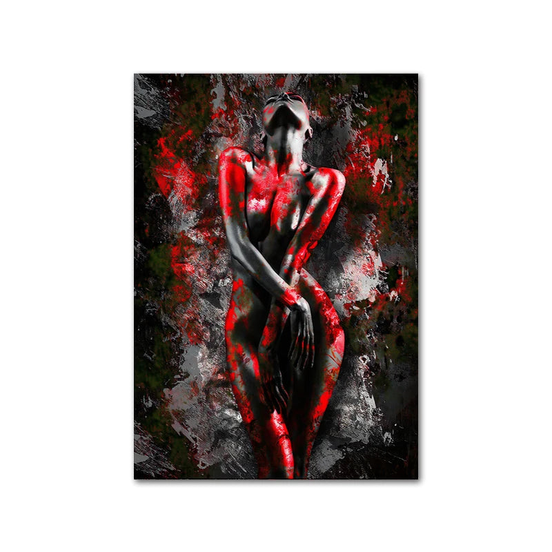 Abstract African Women Sexy Nude Art Posters