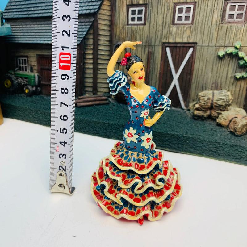 Spain 3D Resin Flamenco Dancer Ornaments Decoration