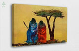 African Ethnic Tribe Art Canvas Wall Decoration