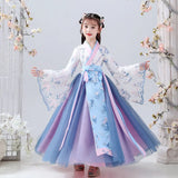 New Retro Girls' Chinese Hanfu Dress