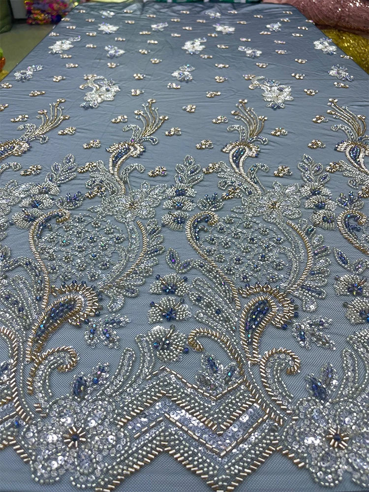 High-end Heavy Beaded Fabric