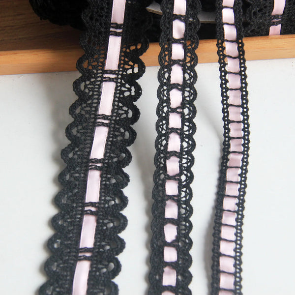 New Black Cotton Embroidery Lace