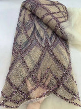 New Madison Luxury Beaded Lace Fabric